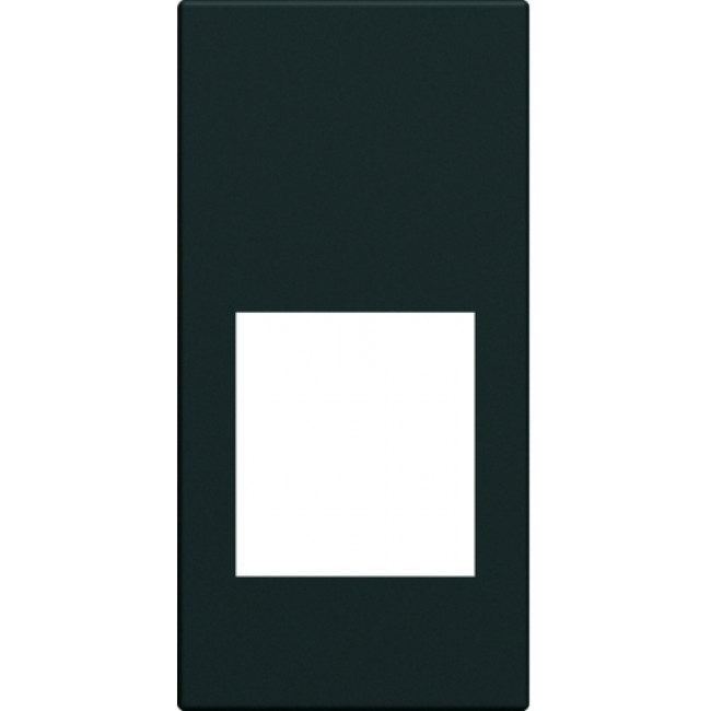 Μετώπη Πρίζας Δικτύου 1 Στοιχείου Μαύρο WXD201N HAGER