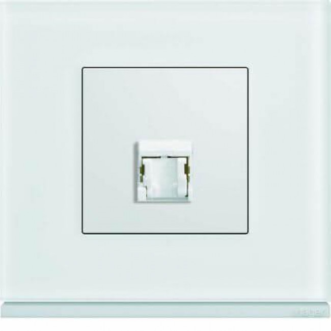 Μετώπη Πρίζας Δικτύου 2 Στοιχείων Λευκό WXD202B HAGER