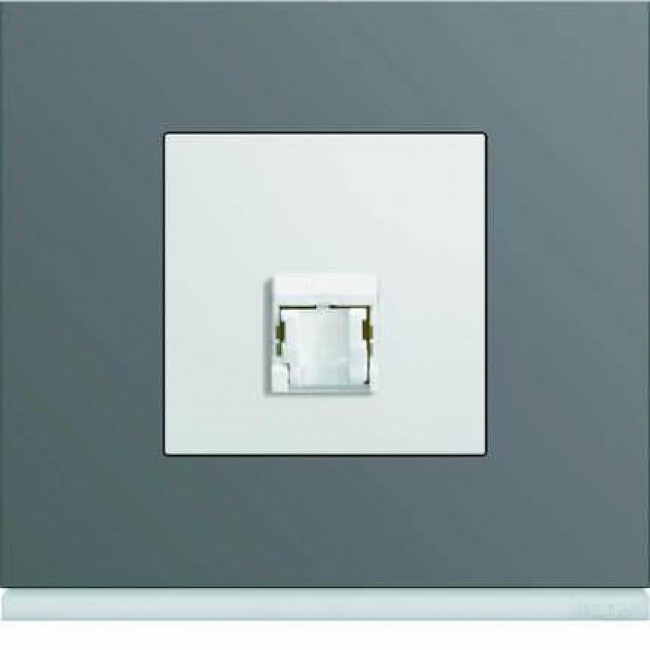 Μετώπη Πρίζας Δικτύου 2 Στοιχείων Λευκό WXD202B HAGER