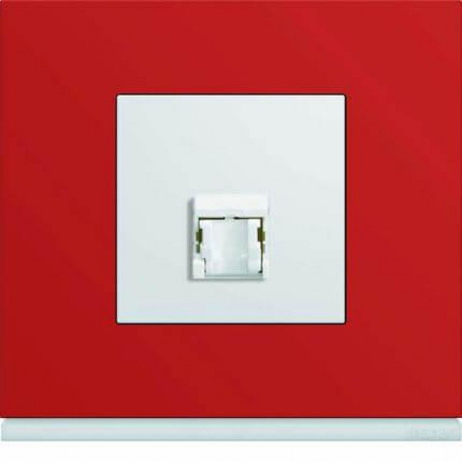 Μετώπη Πρίζας Δικτύου 2 Στοιχείων Λευκό WXD202B HAGER