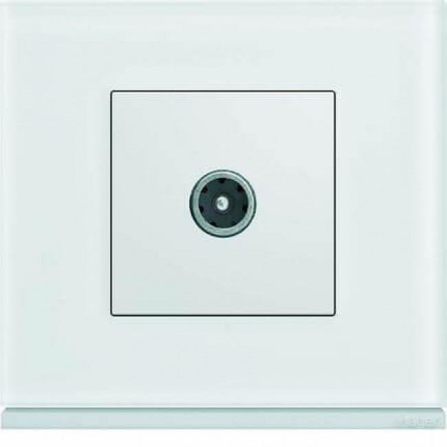 Μετώπη Πρίζας TV 2 Στοιχείων Λευκό WXD251B HAGER