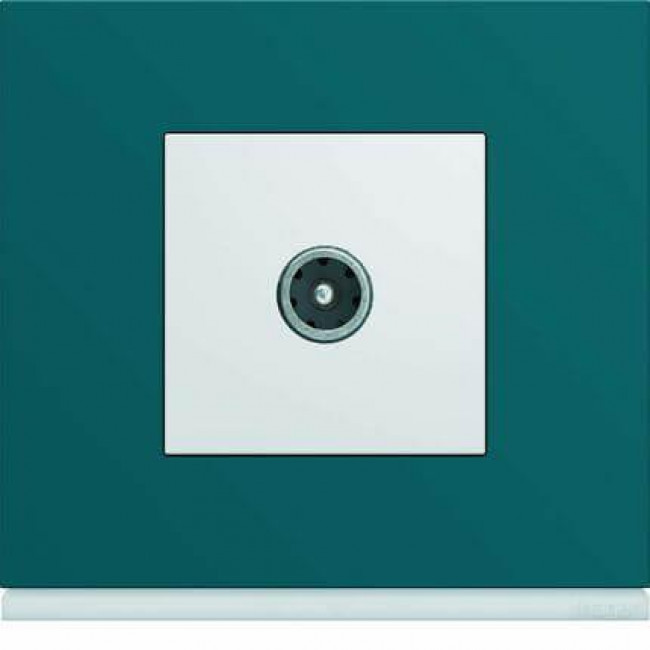 Μετώπη Πρίζας TV 2 Στοιχείων Λευκό WXD251B HAGER