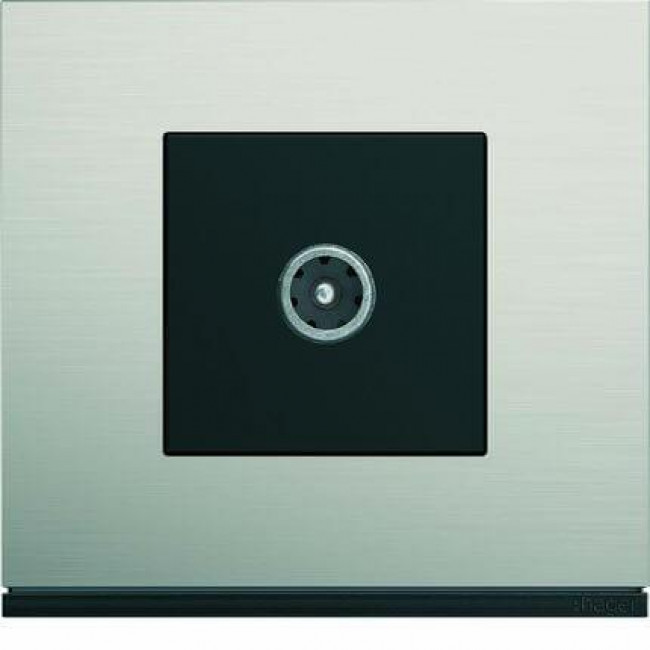 Μετώπη Πρίζας TV 2 Στοιχείων Μαύρο WXD251N HAGER