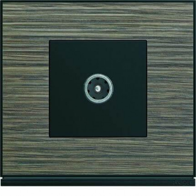 Μετώπη Πρίζας TV 2 Στοιχείων Μαύρο WXD251N HAGER