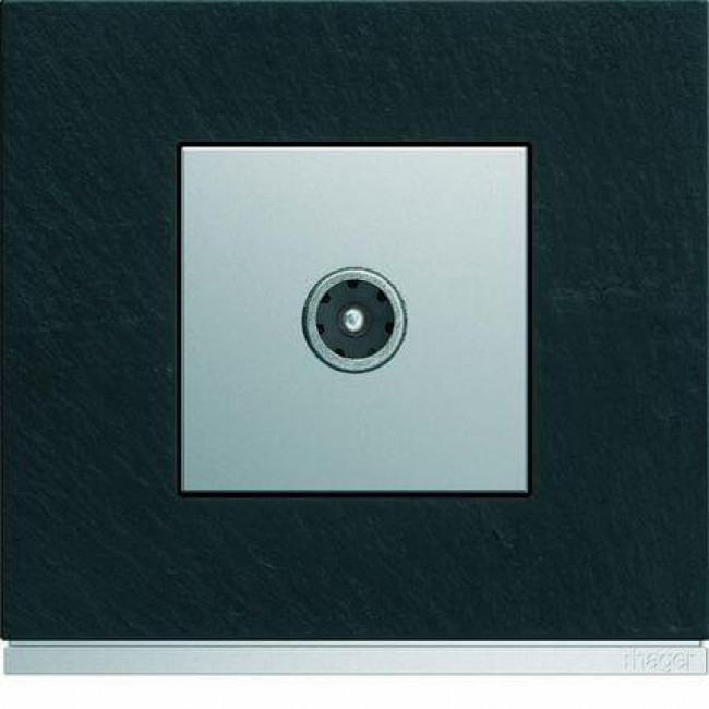 Μετώπη Πρίζας TV 2 Στοιχείων Αλουμίνιο WXD251T HAGER