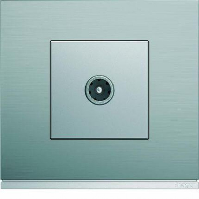 Μετώπη Πρίζας TV 2 Στοιχείων Αλουμίνιο WXD251T HAGER