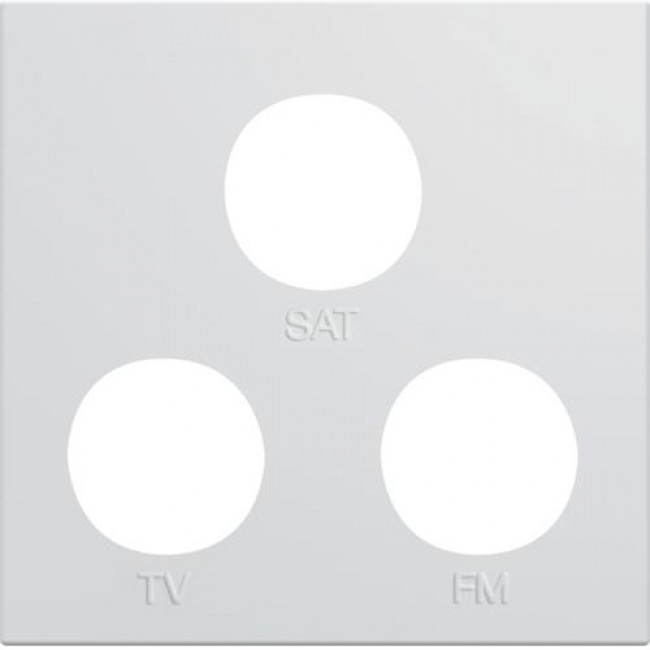 Μετώπη Πρίζας TV-RD-SAT 2 Στοιχείων Λευκό WXD256B HAGER