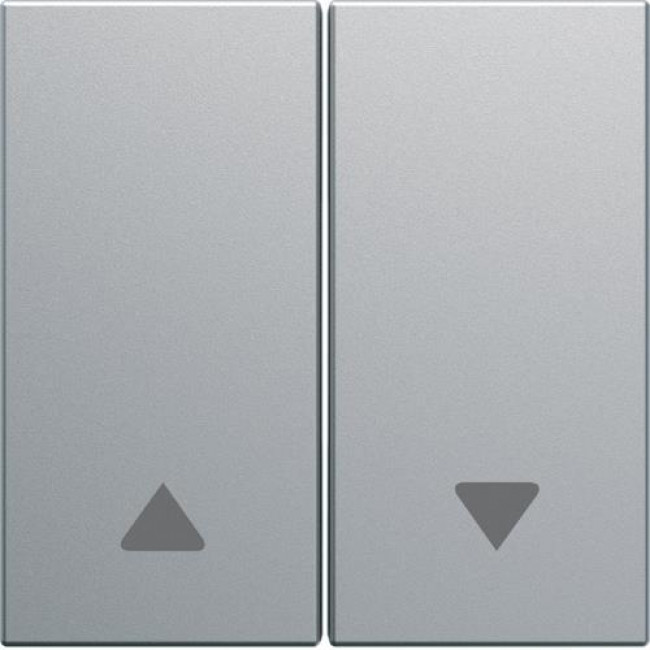 Μετώπη Διακόπτη Ρολών 2 Στοιχείων Αλουμίνιο WXD300T HAGER