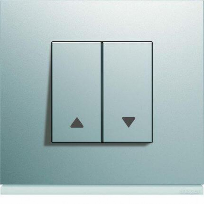 Μετώπη Διακόπτη Ρολών 2 Στοιχείων Αλουμίνιο WXD300T HAGER