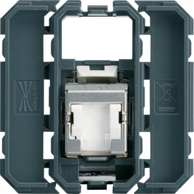 Μηχανισμός Πρίζας Δικτύου RJ45 Cat.6A STP 1 ή 2 Στοιχείων WXF228 HAGER