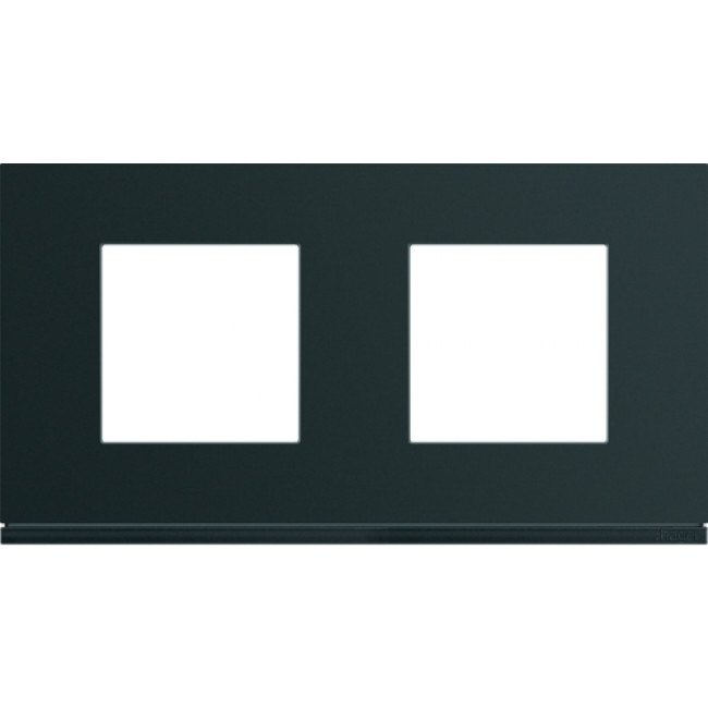 Πλαίσιο 4 Στοιχείων Σε 2 Θέσεις Οριζόντιο Μαύρο Gallery WXP0212 HAGER