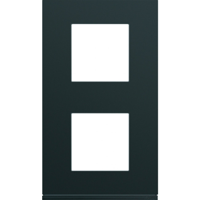 Πλαίσιο 4 Στοιχείων Σε 2 Θέσεις Κάθετο Μαύρο Gallery WXP0242 HAGER