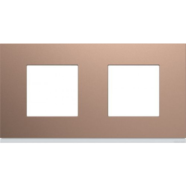 Πλαίσιο 4 Στοιχείων Σε 2 Θέσεις Οριζόντιο Rose Gallery WXP0512 HAGER