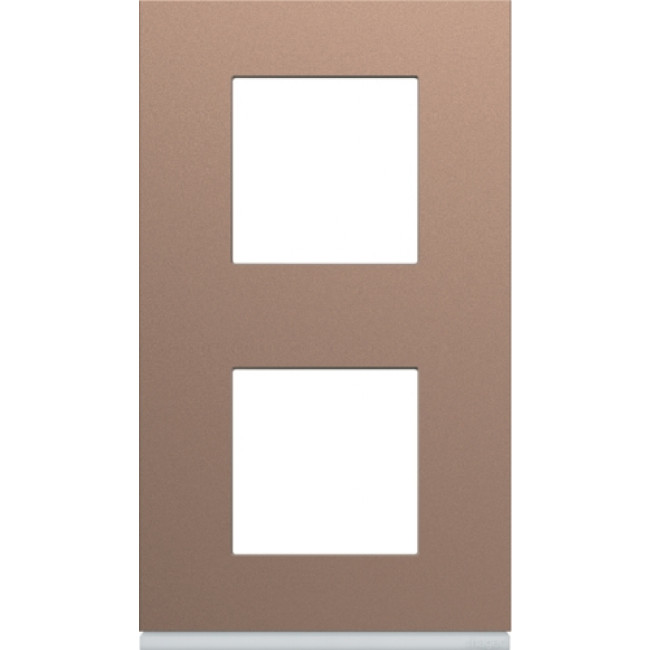 Πλαίσιο 4 Στοιχείων Σε 2 Θέσεις Κάθετο Rose Gallery WXP0542 HAGER