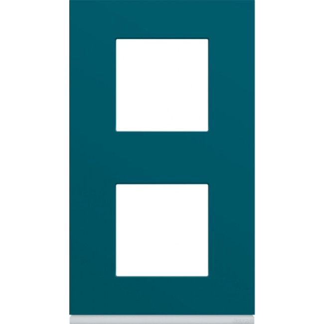 Πλαίσιο 4 Στοιχείων Σε 2 Θέσεις Κάθετο Πράσινο Gallery WXP0842 HAGER