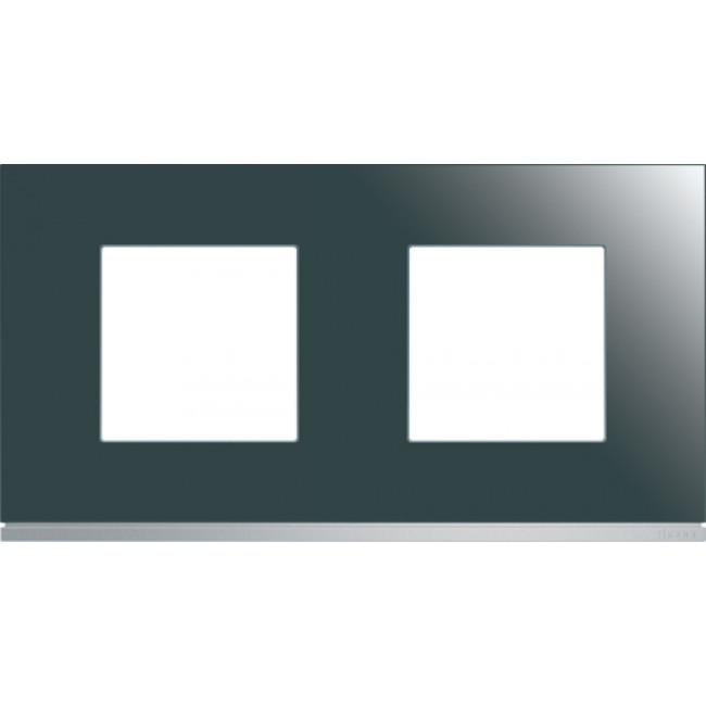 Πλαίσιο 4 Στοιχείων Σε 2 Θέσεις Οριζόντιο Γκρι Gallery WXP5012 HAGER