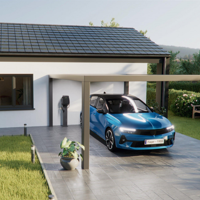 Σταθμός Φόρτισης Τριφασικός 11kW Με Καλώδιο witty.one XVR111S HAGER