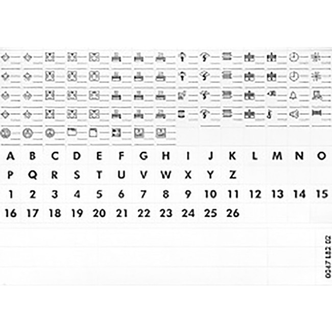 Ετικέττες Σήμανσης Για Μηχανισμούς TX³ 004999 LEGRAND