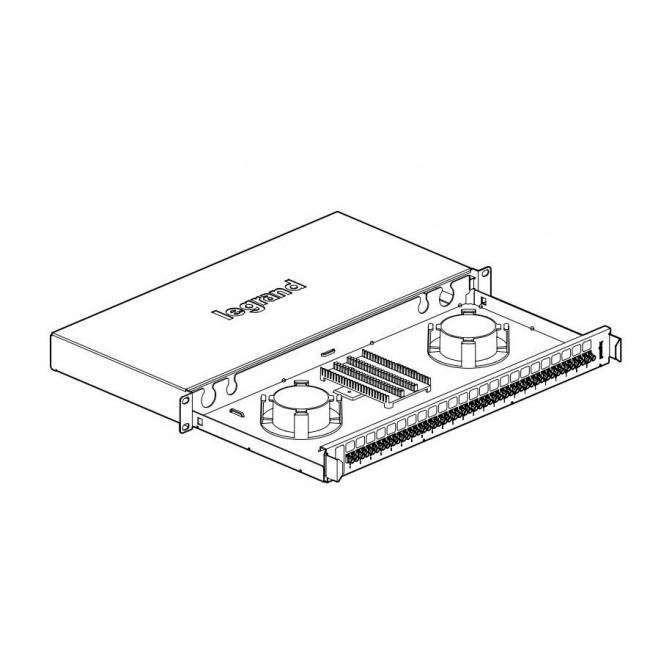 Οπτικό Patch Panel 1U 24 Duplex (48) LC Θύρες Multimode 032162 LEGRAND