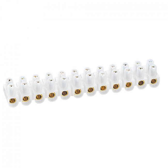 Κλέμμα Σειράς 12Ρ 2,5mm2 Λευκό Nylbloc™LEGRAND