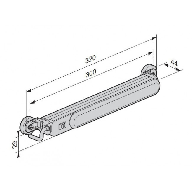 Φωτιστικό Ερμαρίων 19" 046491 LEGRAND