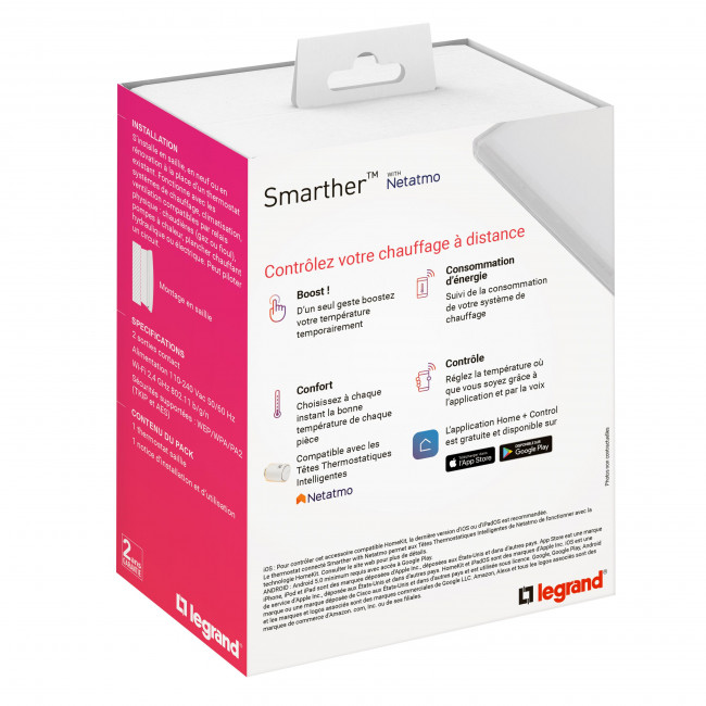 Θερμοστάτης Ψηφιακός Smart WiFi SMARTHER2 049040 LEGRAND