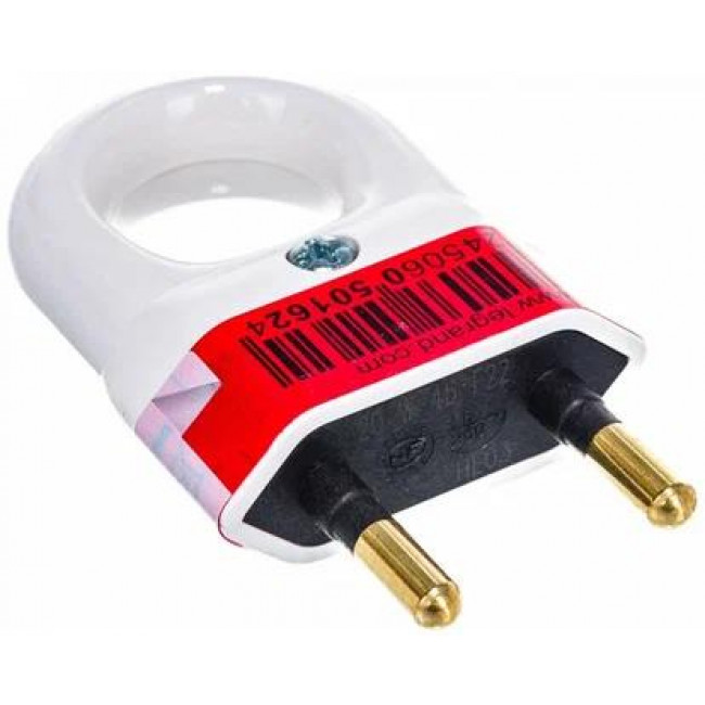 Φίς 2P Διπολικό Αρσενικό Λευκό 050162 LEGRAND