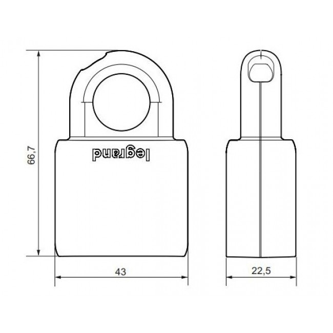 Φίς 2P Διπολικό Θηλυκό Λευκό 050166 LEGRAND
