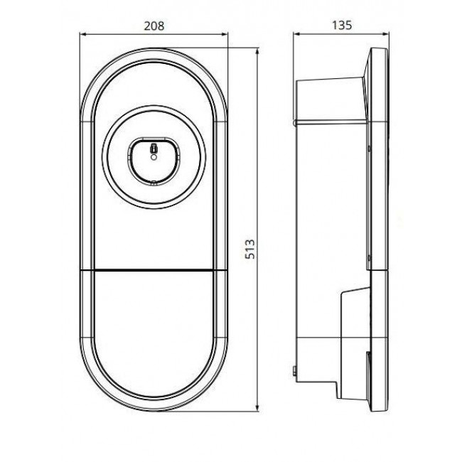 Σταθμός Φόρτισης Τριφασικός 22kW Green’up™One 057017 LEGRAND