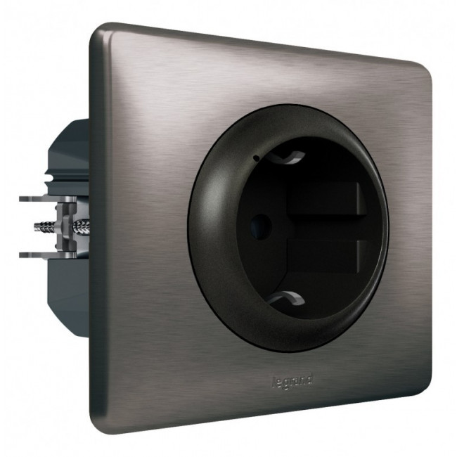 Πρίζα Σούκο ZigBee Γραφίτης 064838 Celiane with Netatmo®