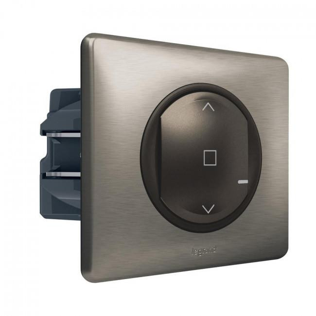 Ενσύρματος Διακόπτης Ρολών Γραφίτης 064896A Celiane with Netatmo®