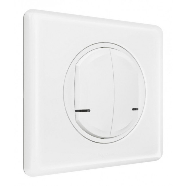 Ασύρματος Διακόπτης Διπλός Λευκό 067724 Celiane with Netatmo®
