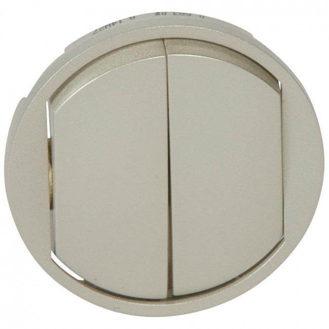Μετώπη 2 Πλήκτρων Τιτάνιο Celiane™ 068302 LEGRAND