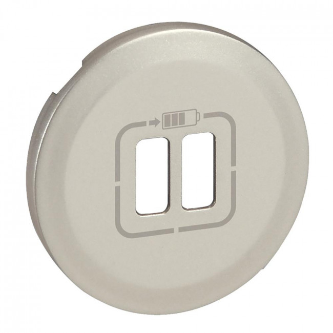 Μετώπη Πρίζας USB Διπλής Τιτάνιο Celiane™ 068556 LEGRAND