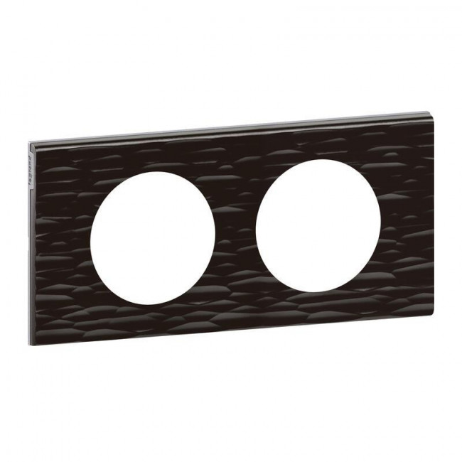 Πλαίσιο 2 Θέσεων Materials Μαύρο Corian Celiane™ 069022 LEGRAND