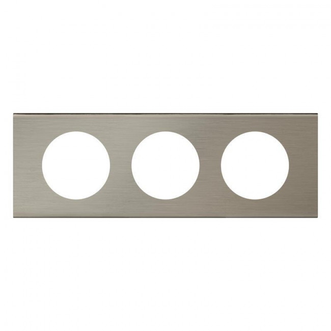 Πλαίσιο 3 Θέσεων Materials Ατσαλι Brushed Celiane™ 069103 LEGRAND