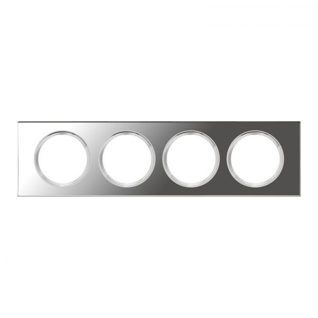 Πλαίσιο 4 Θέσεων Materials Mirror Γυαλί Celiane™ 069124 LEGRAND