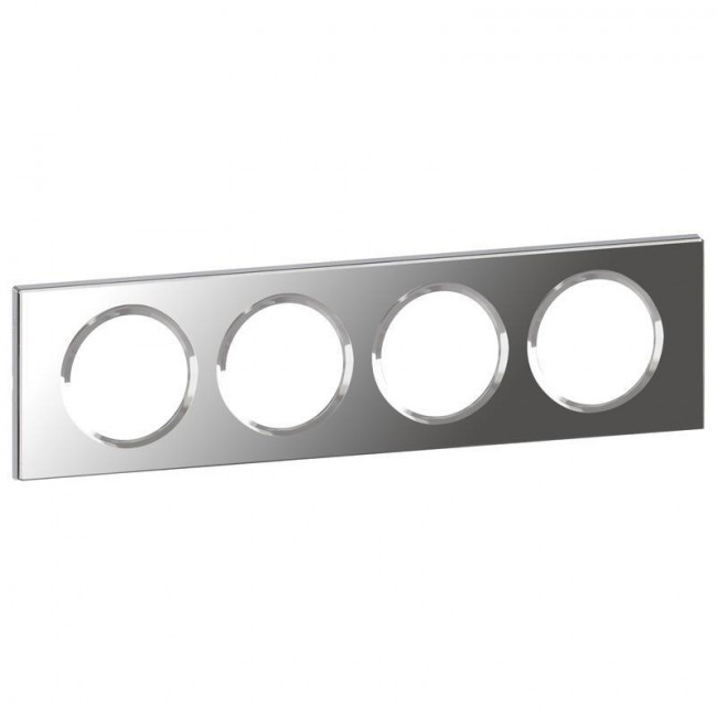Πλαίσιο 4 Θέσεων Materials Mirror Γυαλί Celiane™ 069124 LEGRAND