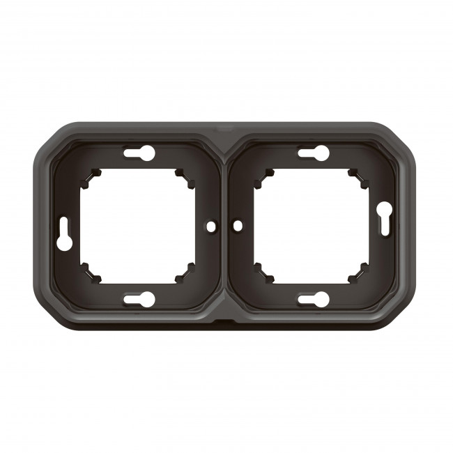 Πλαίσιο 2 Θέσεων Χωνευτό Ανθρακί Plexo 069607L LEGRAND