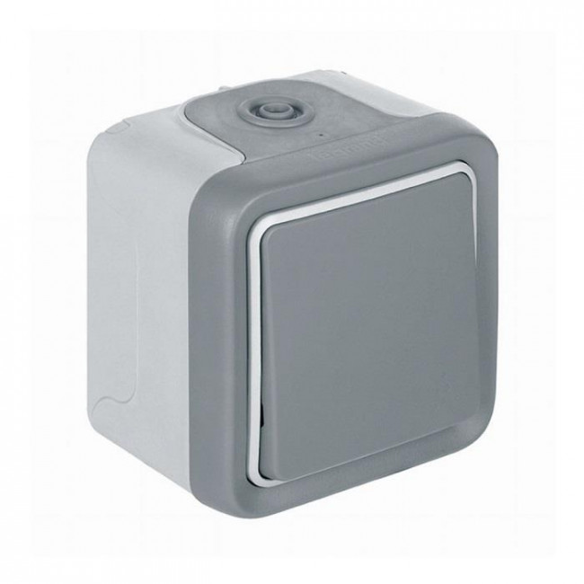 Διακόπτης A/R Επίτοιχος Γκρί Plexo 069711 LEGRAND