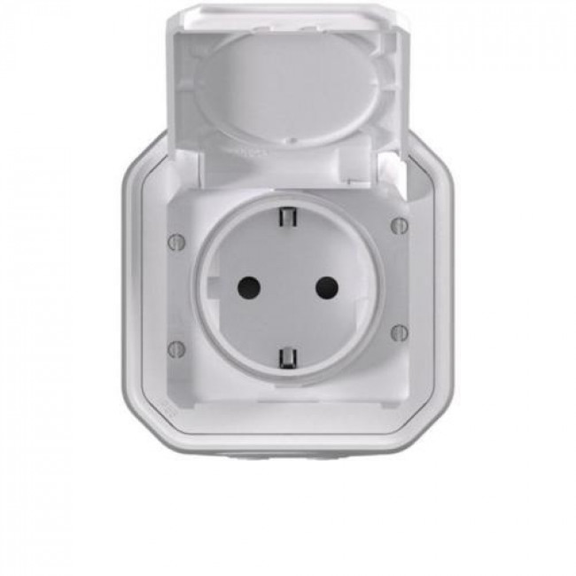 Πριζα Σουκό Επίτοιχη Λευκό Plexo 069771L LEGRAND