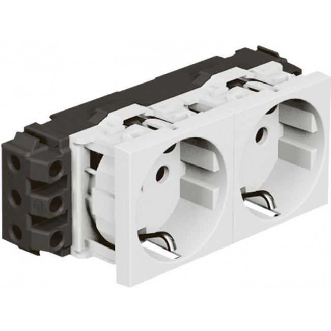 Πρίζες Σούκο Ασφαλείας Για DLP Κανάλια Λευκό Mosaic™ 077602 LEGRAND