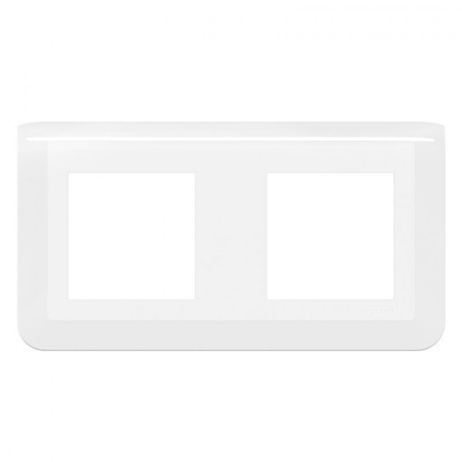 Πλαίσιο 4 Στοιχείων Σε 2 Θέσεις Οριζόντιο Λευκό Mosaic™ 078804L LEGRAND