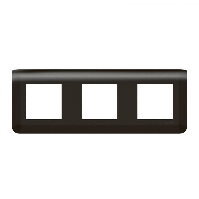 Πλαίσιο 6 Στοιχείων Σε 3 Θέσεις Οριζόντιο Μαύρο Mosaic™ 079046L LEGRAND