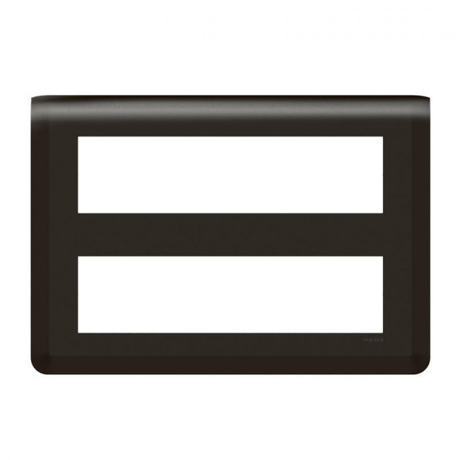 Πλαίσιο 16 Στοιχείων Σε 2 Σειρές Οριζόντιο Μαύρο Mosaic™ 079077L LEGRAND