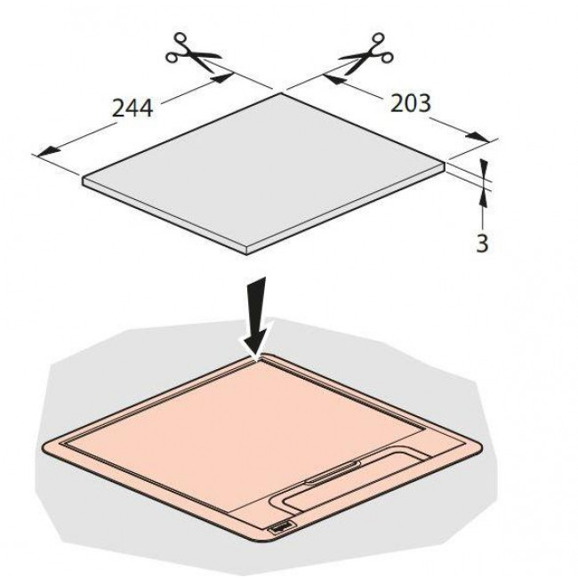 Ενδοδαπέδια Βάση Μηχανισμών 16 Στοιχείων Με Κάλυμμα 088070 LEGRAND