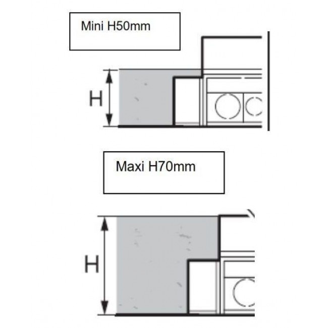 Κουτί Ρυθμιζόμενο Μειωμένου Ύψους Για Μπετόν 088073 LEGRAND