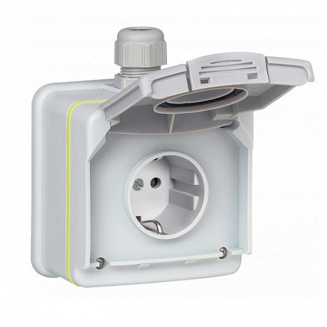 Σετ Πρίζας Σούκο Και RCBO Ηλεκτρικών Αυτοκινητών 3.7KW Green’up™ 090470 LEGRAND