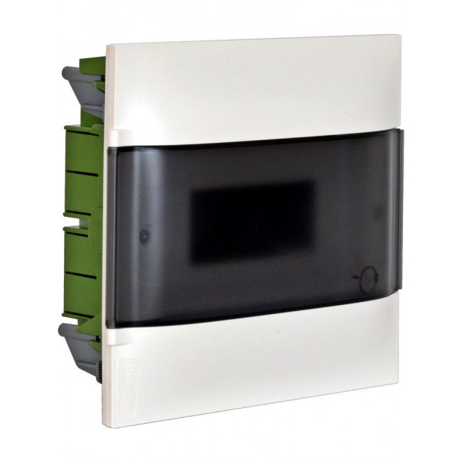 Πίνακας Γυψοσανίδας 1 Σειράς 12 Στοιχείων Λευκός Διάφανη Πόρτα PRACTIBOX S 135171 LEGRAND