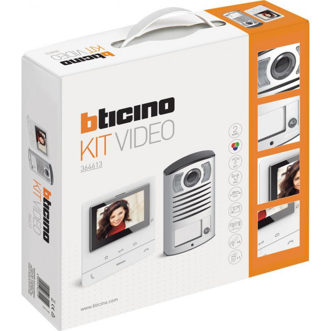 KIT Θυροτηλεόρασης 1 Διαμερίσματος Με Οθόνη 5'' 364613 BTICINO